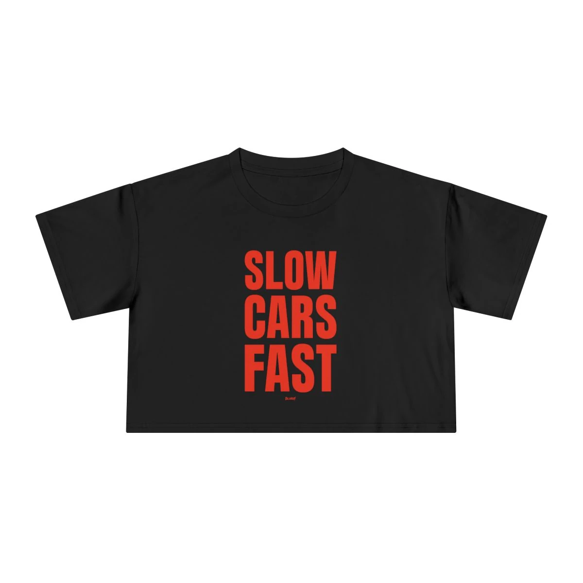 SCF Baby Crop Tee · Black